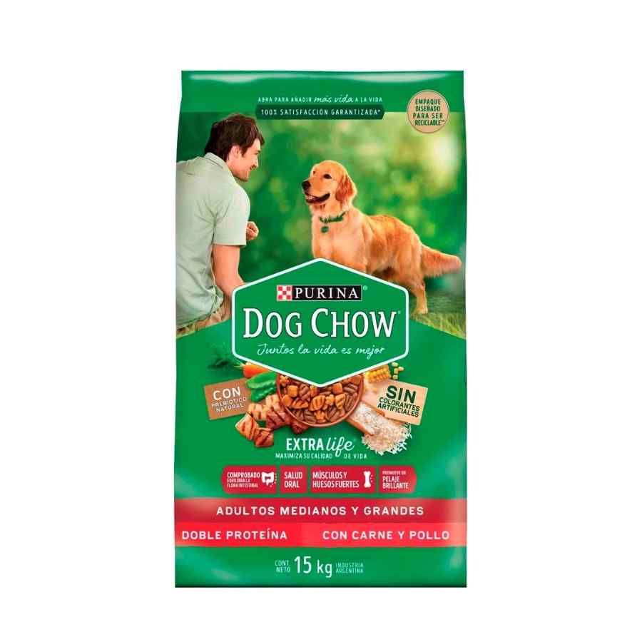 AP000052 Dog Chow adultos carne y pollo raza mediana y grande - Imagen 1
