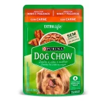 Dog Chow Perros Adultos Pouch Carne, Pequeños y Minis x 100 grs..