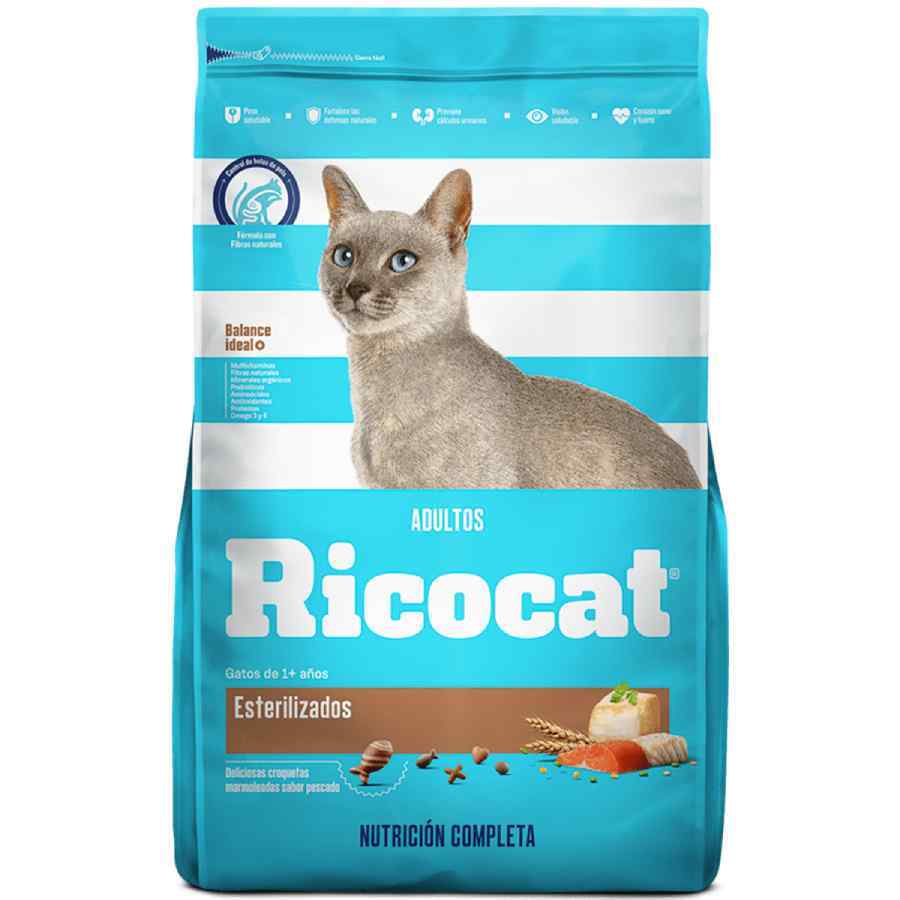 rtt-esterilizados7966 Ricocat adultos esterilizados pescado 9 kgs - Imagen 1